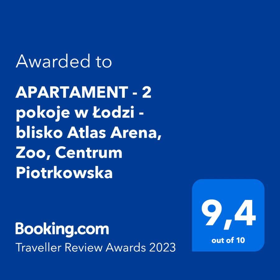 Apartament - 2 Pokoje W Lodzi - Blisko Atlas Arena, Zoo, Centrum, Piotrkowska Bagian luar foto